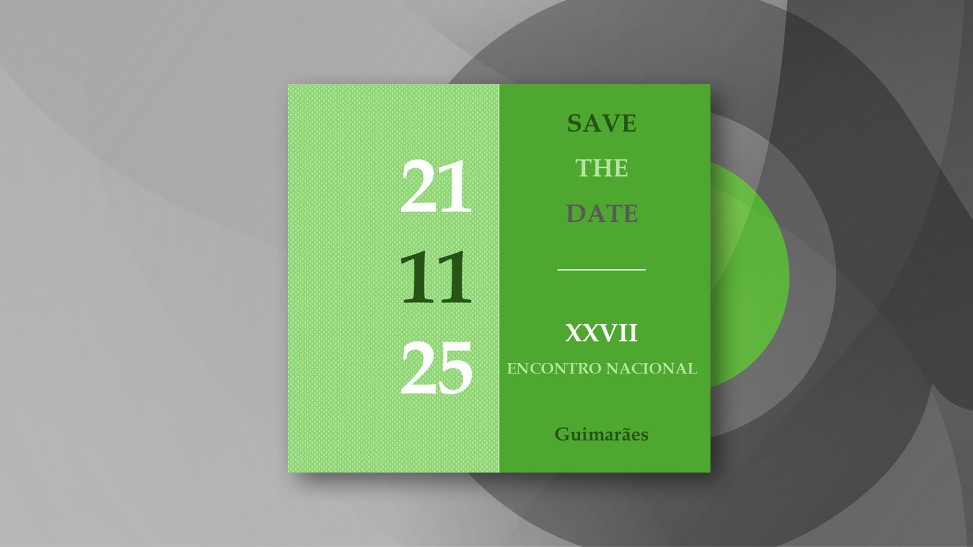 XXVII Encontro Nacional Guimarães